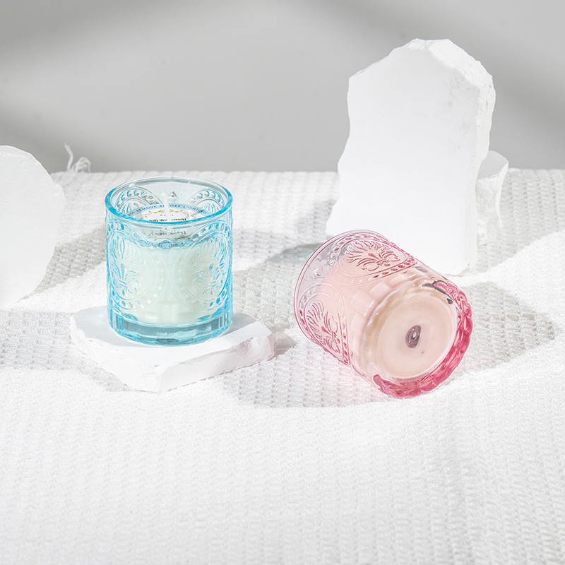 Lumanare parfumata cu sticla gratioasa de Ziua Mamei -producator de lumanari din ceara de soia ecologica