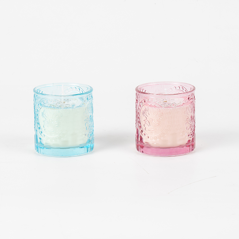 Lumanare parfumata cu sticla gratioasa de Ziua Mamei -producator de lumanari din ceara de soia ecologica